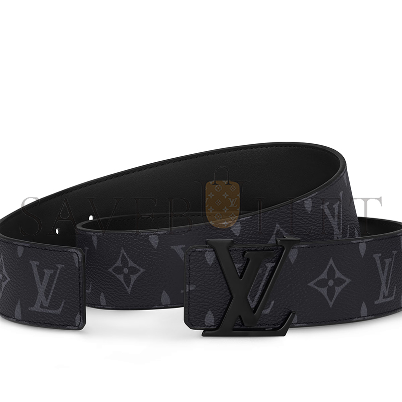 l0*is V*t0n initiales 40mm matte black belt m4482s